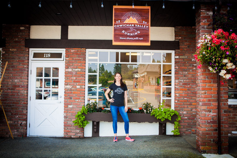 Opening a running store in the Cowichan Valley? Are you crazy? Nope. Just lazy.