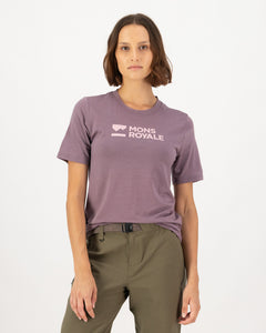 Icon Merino T-Shirt Mauve - Women's