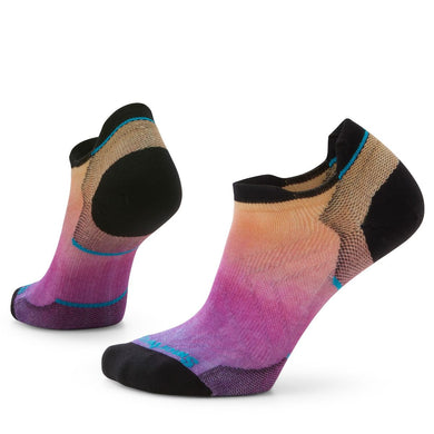 Run Zero Cushion Ombre Print Low Ankle Socks - Women's